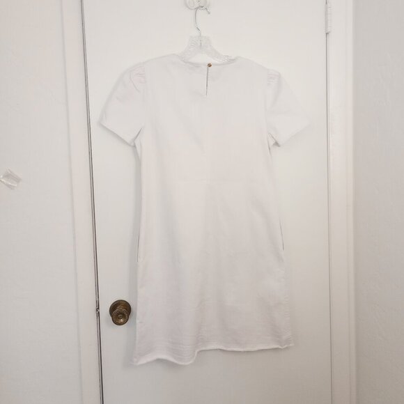 Draper James White Denim Shift Dress - Picture 8 of 12